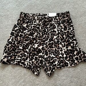 NWT Leopard Print Cabana Shorts